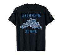 Épaves du lac Supérieur, Grands Lacs, Bateaux, Histoire T-Shirt