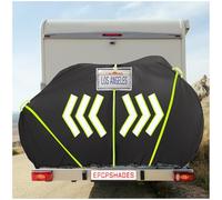 EPCPSHADES Housse de vélo pour le transport sur porte-bagages, 2 housses de vélo en tissu Oxford 600D, imperméable, anti-poussière, coupe-vent, pluie, UV.