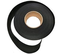 EPDM - Mousse Noir. Longueur : 10 m sur rouleau. autocollant sur un côté (50 mm x 2 mm)