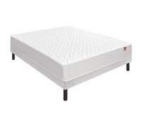 Epeda Ensemble DÉPAYSANT + Sommier Escale + Pieds 120x190 Ressorts