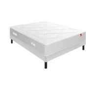 Epeda Ensemble L'ECHAPPEE + Sommier Escale + Pieds 80x190 Ressorts