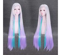 Épée Art en ligne Yuna droite Ombre tressage 100 cm de long cheveux synthétiques résistants à la chaleur Halloween Cosplay Costume + casquette de perruque gratuite
