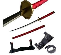 Épée d'anime de Cosplay - Épée de Tueur de démons 104,1 cm avec Support d'épée et Ceinture, réplique d'épée Katana Parfaite pour Le Cosplay, Texture Originale, Performance sur scène et Cadeau.