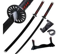Épée d'anime de Cosplay - Épée de Tueur de démons, réplique de Katana de 104,1 cm avec Support d'épée et Ceinture, Parfaite pour Le Cosplay, Les représentations sur scène et Les Cadeaux à Texture