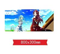 Épée d'art en Ligne Tapis De Souris De Jeu De Vitesse |Tapis De Souris XXL | 800 X 300Mm Grand Format |Base De 3 Mm D'Épaisseur | Précision Et Rapiditéparfaites , O