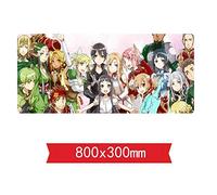 Épée d'art en Ligne Tapis De Souris De Jeu De Vitesse |Tapis De Souris XXL | 800 X 300Mm Grand Format |Base De 3 Mm D'Épaisseur | Précision Et Vitesse Parfaites, J