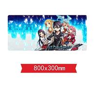 Épée d'art en Ligne Tapis De Souris De Jeu De Vitesse |Tapis De Souris XXL | 800 X 300Mm Grand Format |Base De 3 Mm D'Épaisseur | Précision Et Vitesse Parfaites, V