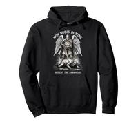Épée de Chevalier templier Faith Defeat Darkness Spiritual Warfare Sweat à Capuche