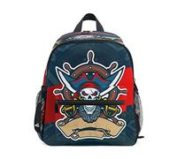 Épée De Crâne De Pirate Sac à Dos Enfant Sac d'École Maternelle Préscolaire Étudiant Scolaire Cartable pour Les d'Âge de La Âgés de 2 à 7 Ans Garçons Filles