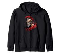 Épée de Gladiateur Spartan Warrior Roman Splash Sweat à Capuche