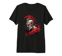 Épée de Gladiateur Spartan Warrior Roman Splash T-Shirt Haut de Gamme