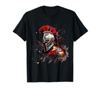 Épée de Gladiateur Spartan Warrior Splash Roman T-Shirt