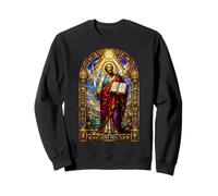 Épée de Saint Paul Apôtre Gothique Cathédrale Art Mosaïque Icône Sweatshirt