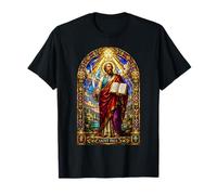Épée de Saint Paul Apôtre Gothique Cathédrale Art Mosaïque Icône T-Shirt