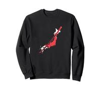 Épée de samouraï Carte du Japon comme Guide Sweatshirt