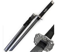 Épée de samouraï en bois, Bokken d'entraînement incurvé avec fourreau, accessoire de lame Katana Cosplay pour affichage et collection