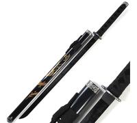 Épée de samouraï en bois, Bokken d'entraînement incurvé avec fourreau, accessoire de lame Katana Cosplay pour affichage et collection