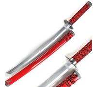 Épée de samouraï en bois, Bokken d'entraînement incurvé avec fourreau, accessoire de lame Katana Cosplay pour affichage et collection