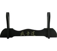 Épée de samouraï japonaise, support en bois à un étage