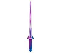 Épée de samouraï rétractable imprimée 3D, Katana télescopique en plastique avec libération rapide, accessoire de cosplay et accessoires d'arts martiaux, cadeau d'Halloween pour adultes (couleur