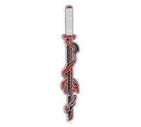 Épée de tueur de démon, en émail, bijou animé, accessoire pour sac à dos, Klein, Métal non précieux