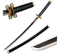 Épée Demon Tokitou Muichirou - Katana en Bois Anime Japonais 104 cm, Sword Warrior Cosplay