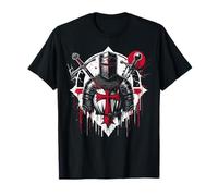 Épée des chevaliers des Templiers Deus Vult T-Shirt
