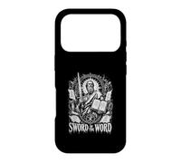 Épée du Mot Guerrier biblique chrétien Coque pour iPhone 17 Pro