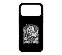 Épée du Mot Guerrier biblique chrétien Coque pour iPhone 17 Pro Max