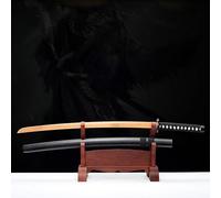 Épée en bois avec fourreau 104 cm,épée bois de Kendo Sparring,épée en bambou naturel,Katana bois - Épée de samouraï en bois pour enfants,Katana en bois fait à la main,entraînement au combat à l'épée