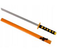 Épée en bois Orange Requisite pour chevalier 73 cm