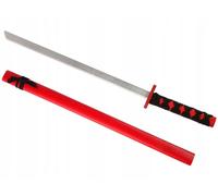Épée en bois rouge Accessoires pour le chevalier 73 cm