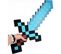 Épée en diamant Minecraft en mousse EVA flexible de 45 cm