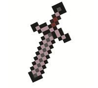 Épée factice Minecraft - JAKKS PACIFIC - Nethersword - Licence Minecraft - Réplique en plastique - 51 x 25 x 2 cm - Gris