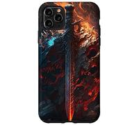 Épée flamboyante et Bouclier de Pierre Le Symbole du Coque pour iPhone 11 Pro Max