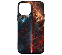 Épée flamboyante et Bouclier de Pierre Le Symbole du Coque pour iPhone 12 Mini