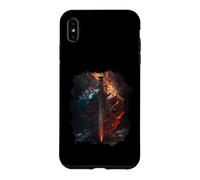 Épée flamboyante et Bouclier de Pierre Le Symbole du Coque pour iPhone XS Max