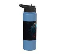Épée flamboyante et bouclier de pierre le symbole du Stainless Steel Insulated Water Bottle