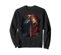 Épée flamboyante et Bouclier de Pierre Le Symbole du Sweatshirt