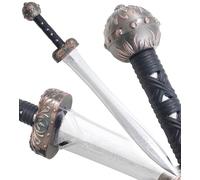 Epée Glaive Gladiateur Polypropylène Argent Entrainement Combat 84cm
