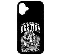 Épée guerrière Forgeron Viking Forge Votre Propre Destin Coque pour iPhone 16 Plus