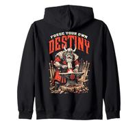 Épée guerrière Forgeron Viking Forge Votre Propre Destin Sweat à Capuche