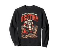 Épée guerrière Forgeron Viking Forge Votre Propre Destin Sweatshirt