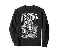 Épée guerrière Forgeron Viking Forge Votre Propre Destin Sweatshirt
