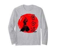 Épée japonaise Laido Arts Martiaux Fighters Kanji Art Manche Longue