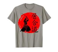 Épée japonaise Laido Arts Martiaux Fighters Kanji Art T-Shirt