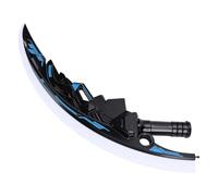 Épée Jouet Lumineuse Rechargeable, avec Lueur Arc-en-Ciel et Capteur de gravité, Effets Sonores pour Les Aventures des Enfants, Charge de Type C (Blue)