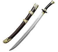 Épée jouet style couteau Jinyiwei Xiuchun, accessoire de en plastique PU sûr de 66 cm, sabre de la garde impériale de la dynastie Ming for déguisements et représentations sur scène for et adultes(F)
