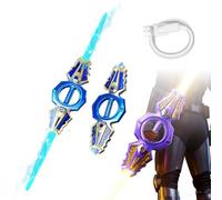 Épée lumineuse 2026 - Épée rotative de feu - Sabre laser à double tranchant - Cosplay cool - Décoration de fête - Cadeau d'anniversaire - Pour rave, cosplay et affichage