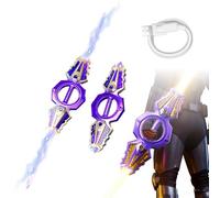 Épée lumineuse 2026 - Épée rotative de feu - Sabre laser à double tranchant - Cosplay cool - Décoration de fête - Cadeau d'anniversaire - Pour rave, cosplay et affichage